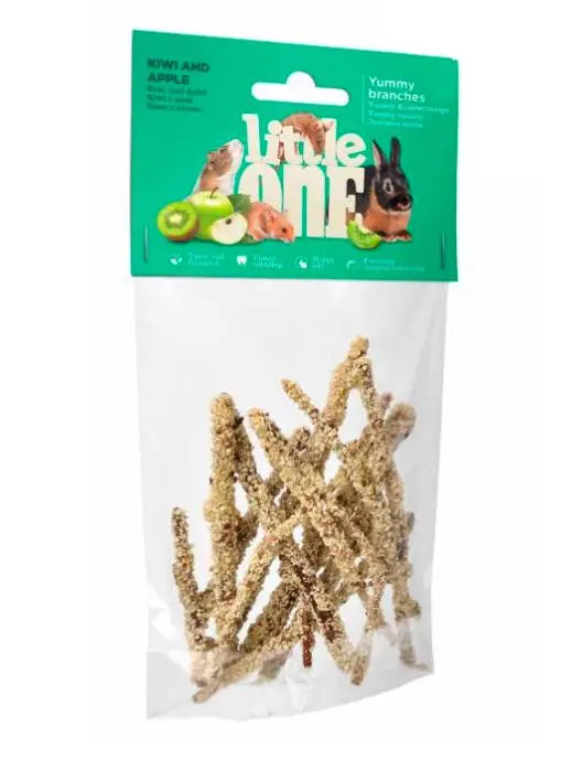 LITTLE ONE SNACK ROEDORES RAMAS KIWI Y MANZANA 35G