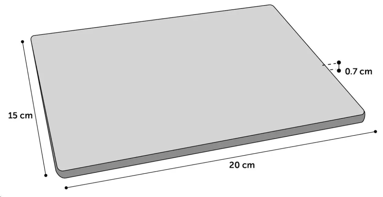 PIEDRA REFRIGERANTE DOLO PARA ROEDOR GRIS M 20X15X0,7CM