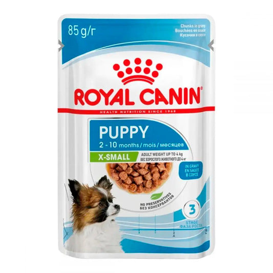 ROYAL CANIN X-SMALL PUPPY 85GR HUMEDO