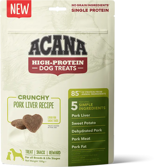 ACANA DOG TREATS PORK 100GRS