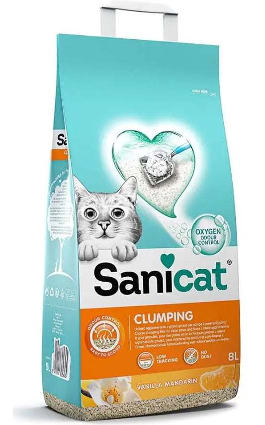 ARENA GATO SANICAT CLUMPING MANDARINA 8L