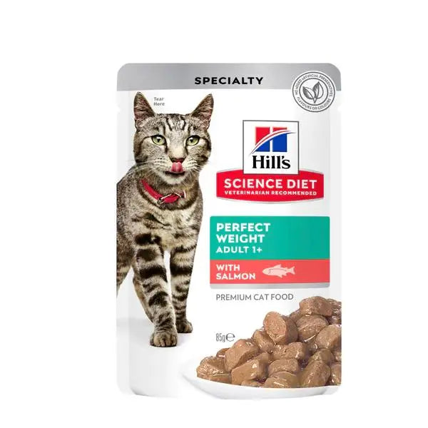 Hill's SP Feline Adult Perfect Weight Pollo & Salmón 85g sobre