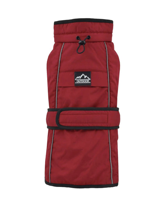 IMPERMEABLE CON FORRO POLAR LA TORMENTA PERFECTA SIN PATAS ROJO 25CM