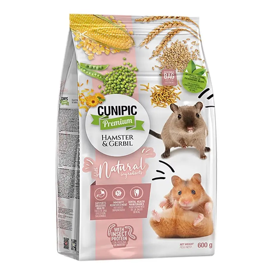 Cunipic Premium Alimento Hamster y Jerbo 600 g