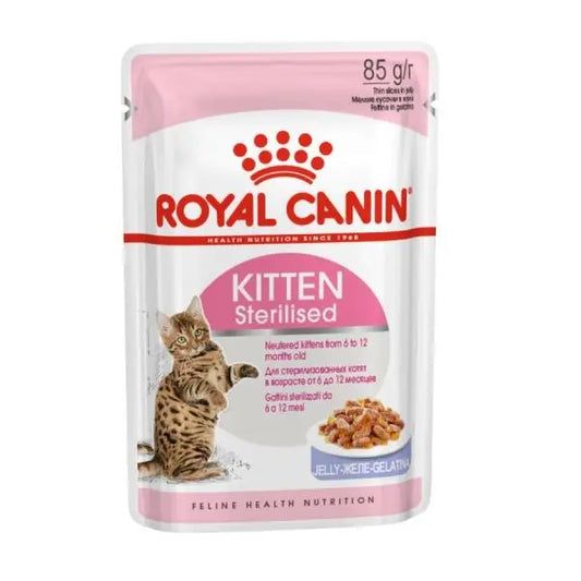 ROYAL CANIN KITTEN STERILIZED GELATINA 85GR HUMEDO FHN