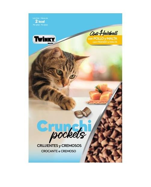 Snack Twinky Cat Crunchi Pockets Pollo 60gr