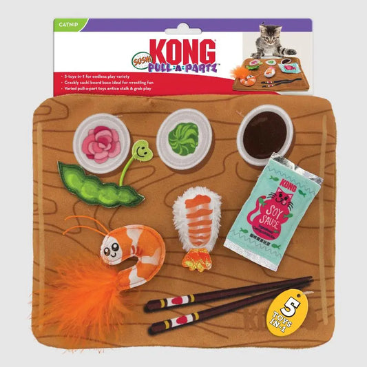 KONG Pull-A-Partz Sushi