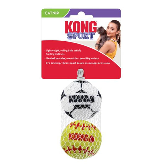 KONG Cat Sport Balls 2-Pk