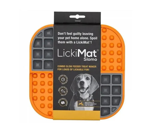 Lickimat Perro Slomo Naranja 20x20x1.7cm