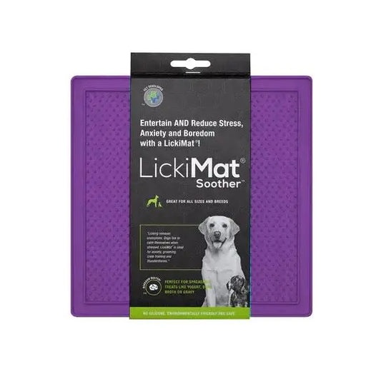 Lickimat Perro Classic Soother Morado 20x20x0.7cm