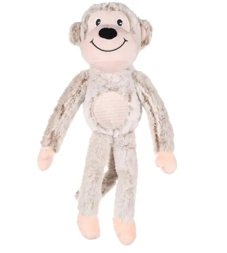 JUGUETE PERRO PELUCHE MUNKA MONO BEIGE 23x12x40CM