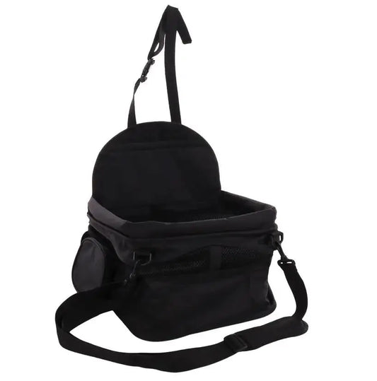 TRANSPORTIN PERRO COCHE ANDOR NEGRO 36x36x26CM