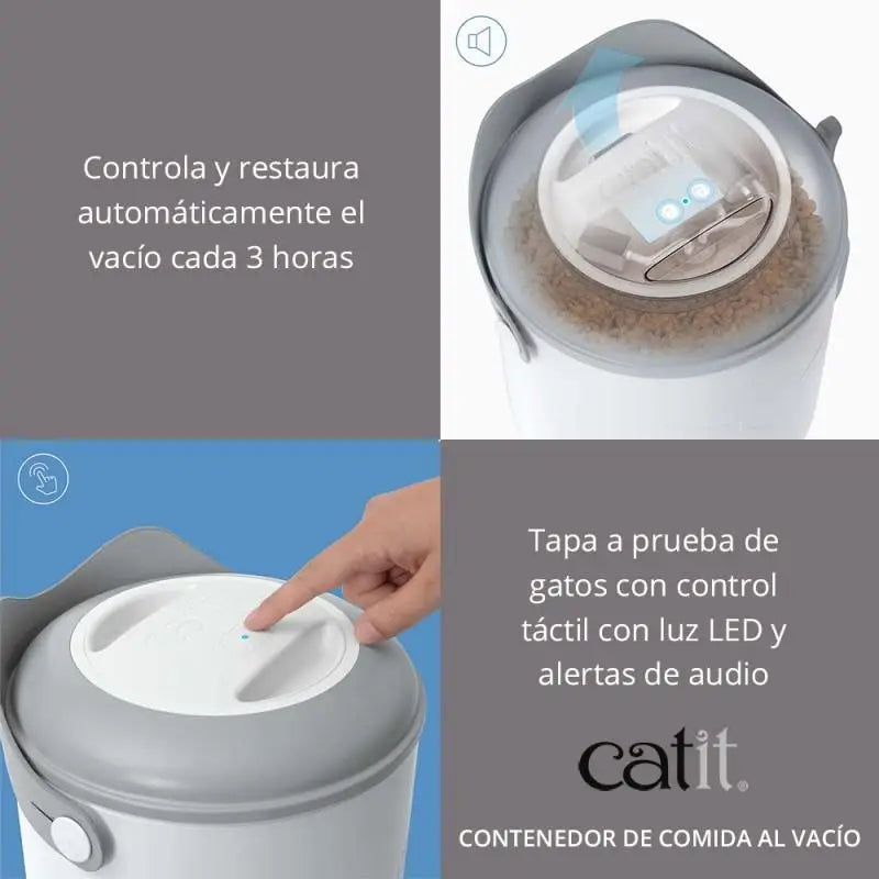 Catit PIXI Contenedor de comida al vacío