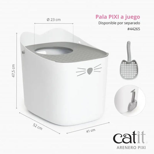 Catit PIXI Gatera Blanca entrada superior