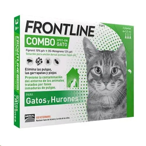 FRONTLINE COMBO GATOS 3 PIPETAS