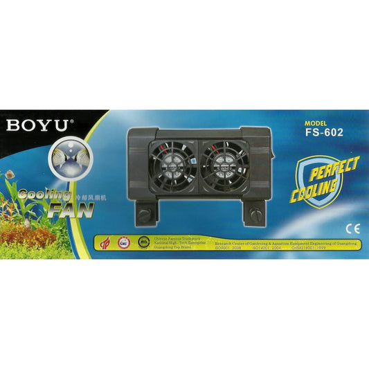 BOYU VENTILADOR 2 17X4,8X12CM 0.24A FS-602