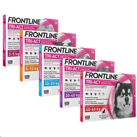 FRONTLINE TRI-ACT PERROS  3 PIPETAS