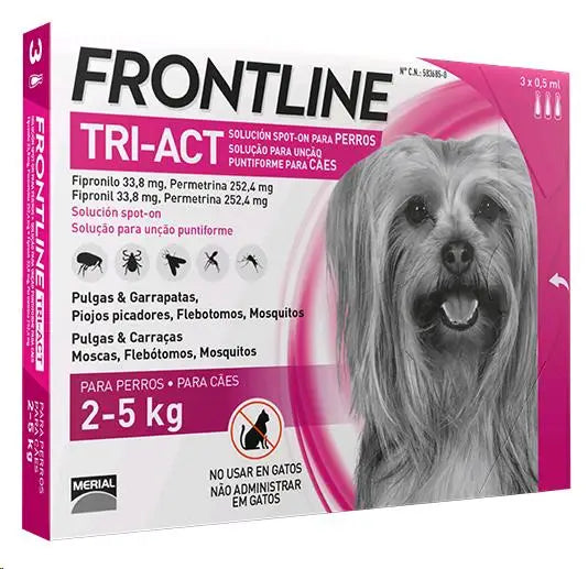 FRONTLINE TRI-ACT PERROS  3 PIPETAS