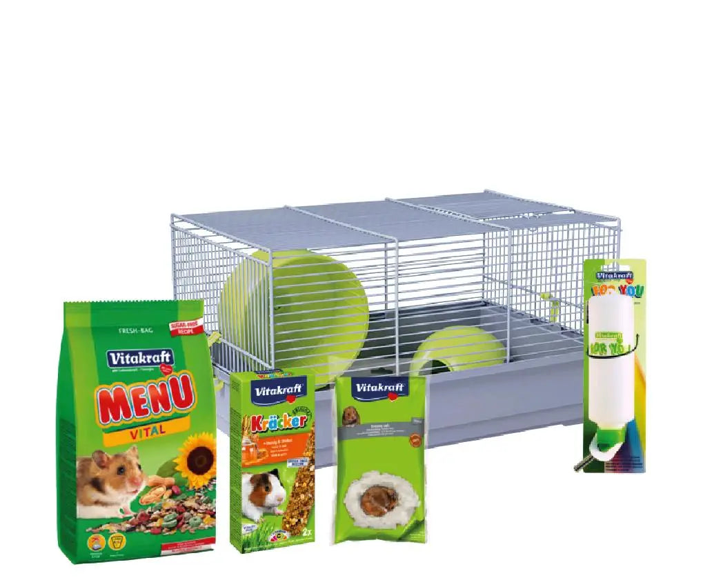 KIT VOLTREGA JAULA HAMSTER 113 (39X25,5X22 cm)