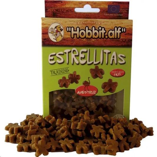 HOBBIT ESTRELLITAS TIERNAS DE AVESTRUZ BOLSA 100G