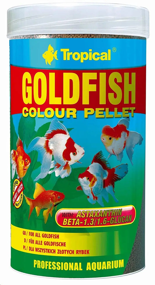 GOLDFISH COLOR PELLET 250ML TROPICAL AGUA FRIA