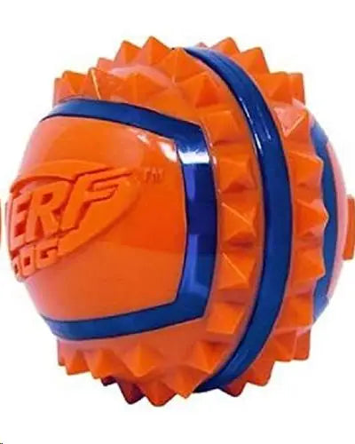 Juguete Nerf Mega Tuff Pelota Pinchos T-L naranja/azul