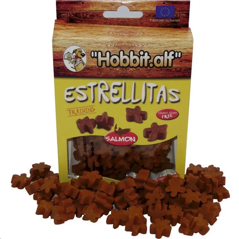 HOBBIT ESTRELLITAS TIERNAS DE SALMON BOLSA 100G