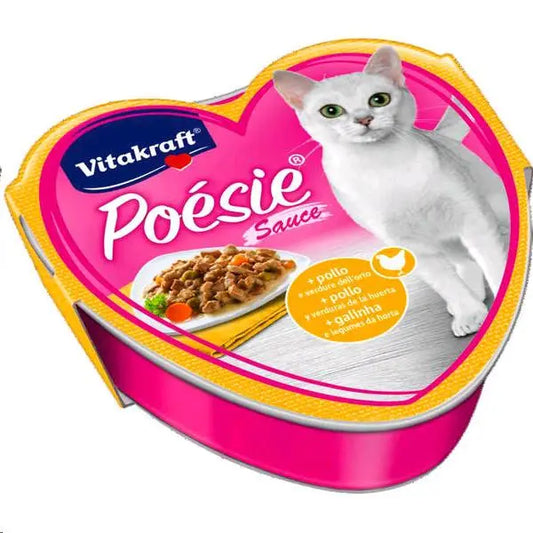 VITAKRAFT CAT POESIE EN SALSA 85GR POLLO Y VERDURAS