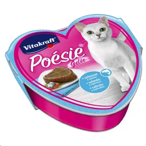 VITAKRAFT CAT POESIE GELATINA  85GR SALMON Y ESPINACAS