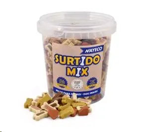 SNACK PARA PERROS NAYECO SURTIDO MIX 500G.BOTE