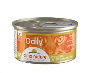 ALMO NATURE CAT DAILY MENU LATA 85GR  MOUSSE DE PAVO