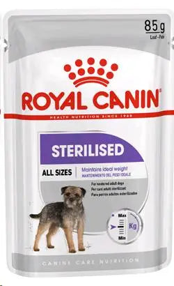 ROYAL CANIN STERILIZED CARE 85GR PERRO HUMEDO