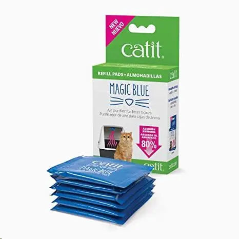 CATIT MAGIC BLUE RECAMBIO ALMOHADILLA REDUCTOR DE OLORES PARA GATERAS