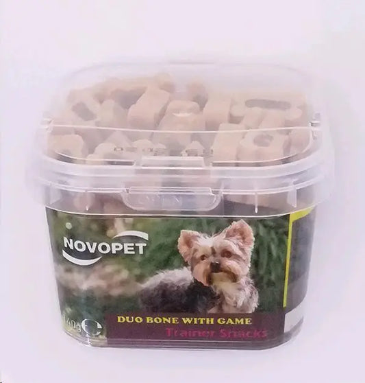 SNACK DUO BONE WITH MINT 140GR NOVOPET