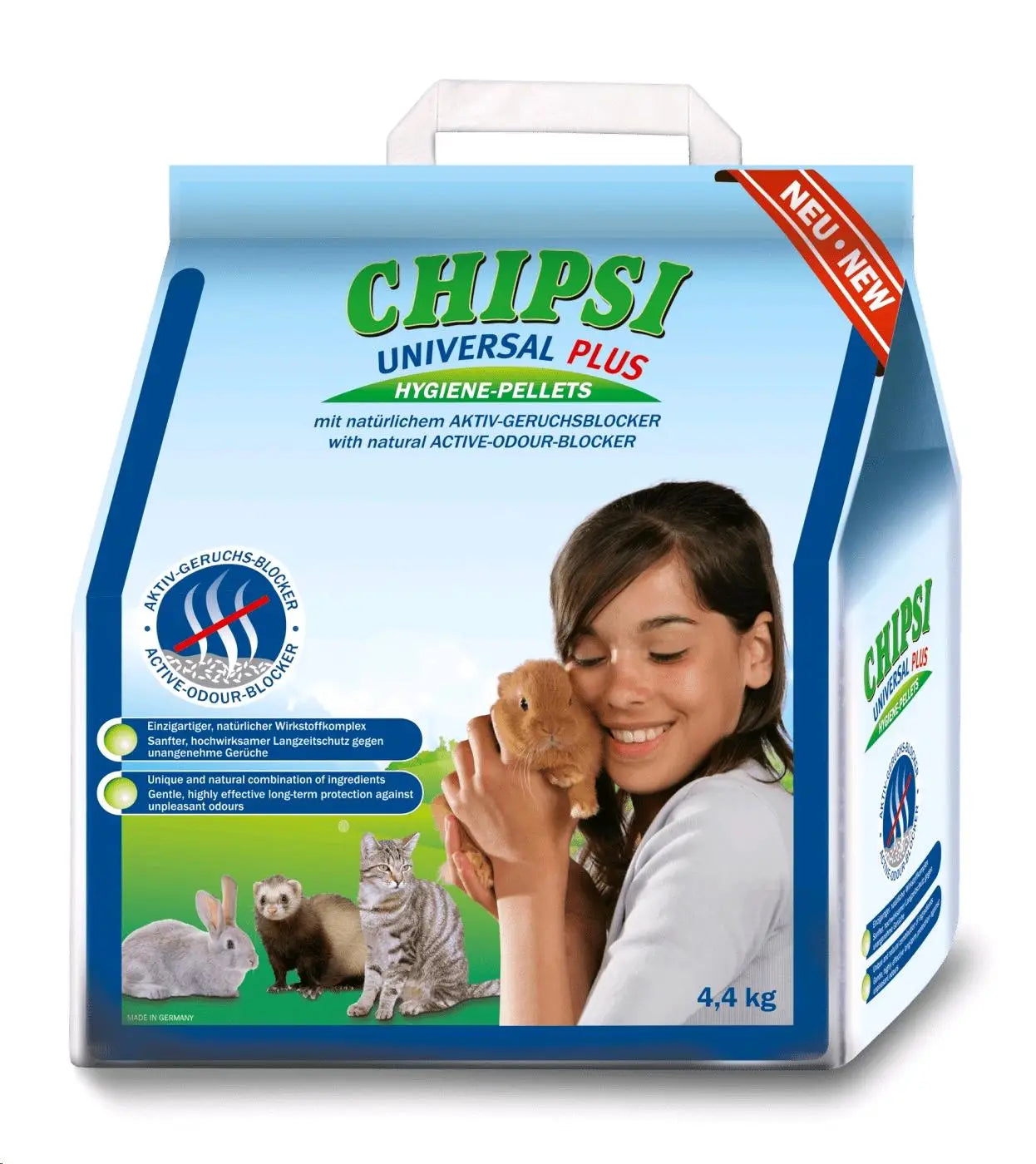 LECHO ECOLOGICO PELLETS CHIPSI UNIVERSAL PLUS 8L