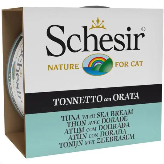 SCHESIR LATA DE GATO 85gr ATUN & DORADA