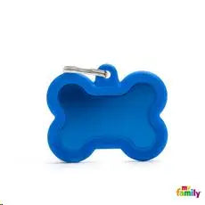 MY FAMILY HUESO ALUMINIO AZUL CON GOMA HTA01BLUE