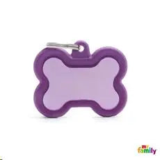 MY FAMILY HUESO ALUMINIO LILA CON GOMA HTA01PURPLE