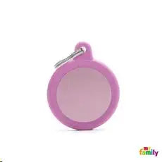 MY FAMILY CIRCULO ALUMINIO ROSA CON GOMA HTA04PINK