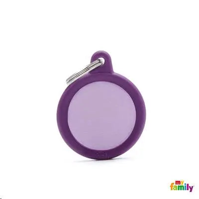 MY FAMILY CIRCULO ALUMINIO LILA CON GOMA HTA04PURPLE