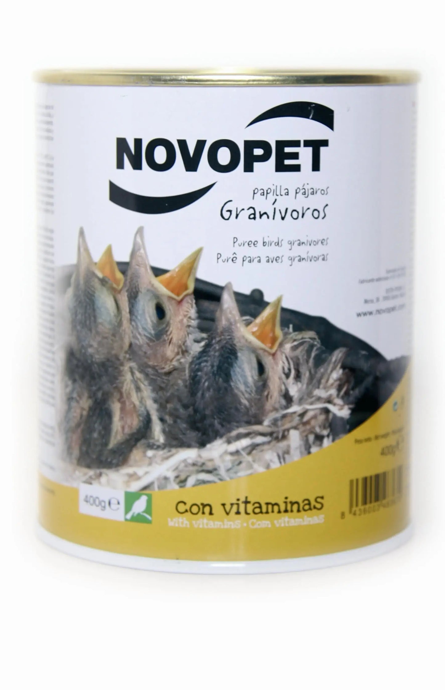 PAPILLA PARA PAJAROS GRANIVOROS 400G NOVOPET