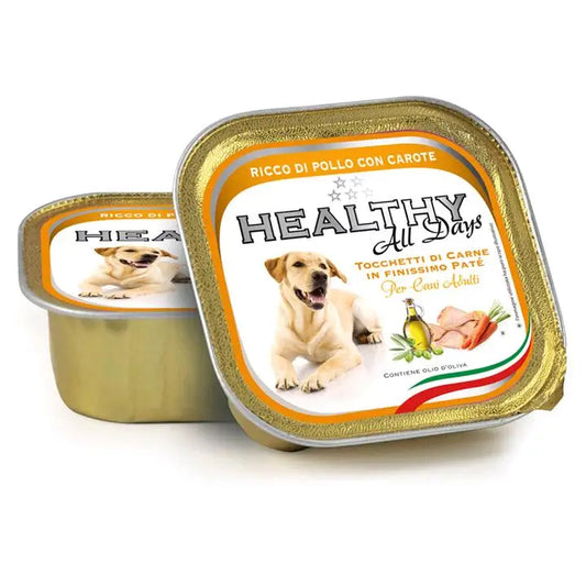 HEALTHY DOG ACEITE DE OLIVA POLLO Y ZANAHORIA 150GR