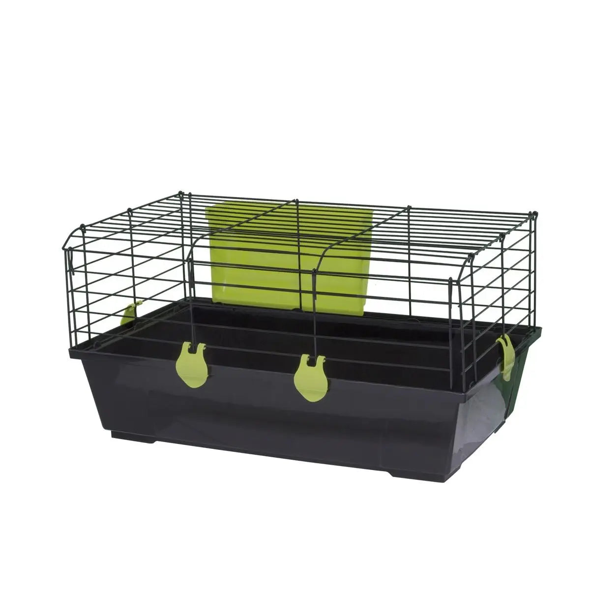 JAULA CONEJOS 523 NEGRO (58x36x31cm) PLEGABLE