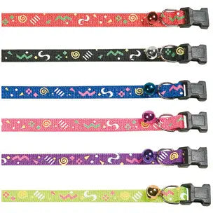 FLAMINGO COLLAR GATO PARTY 25/35CMX10MM