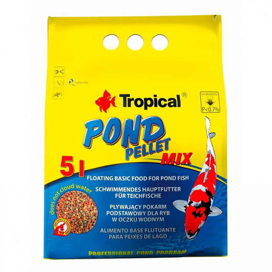 POND PELLET MIX BOLSA 5L 650GRS.TROPICAL