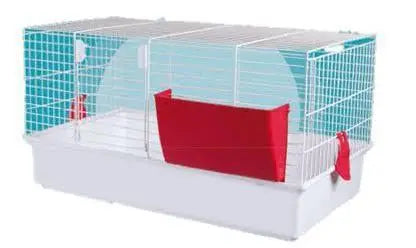 JAULA HAMSTER RUSO 114 BLANCA(39x25,5x22 cm)