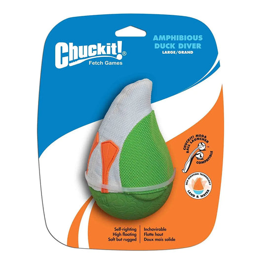 JUGUETE PERRO CHUCKIT PELOTA PATO