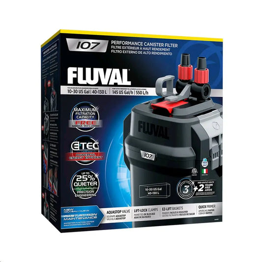 FILTRO EXTERIOR FLUVAL 107  (acuarios 40 a 130L.)