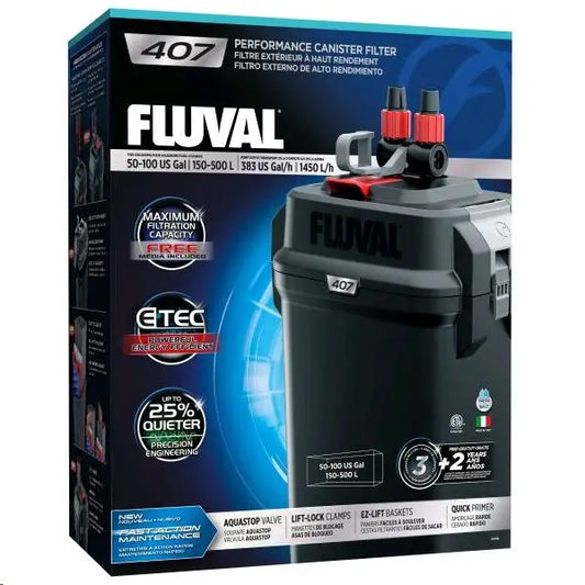 FILTRO EXTERIOR FLUVAL 407  (acuarios 150 a 500L.)