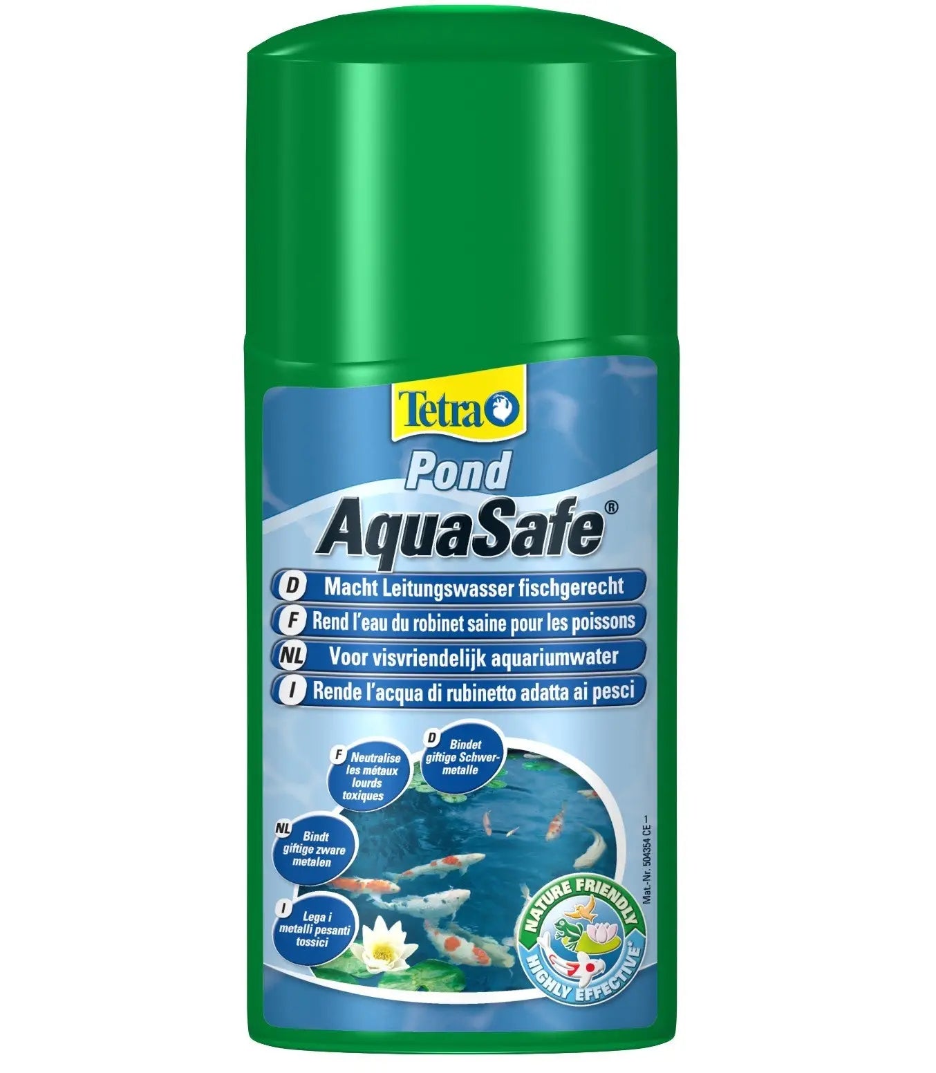 TETRA POND AQUASAFE 250ML ACONDICIONADOR AGUA DE ESTANQUE